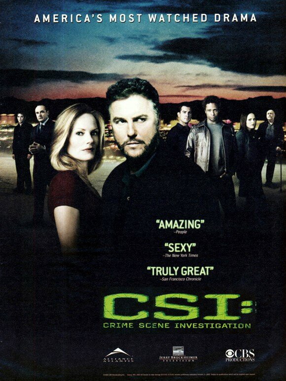 C.S.I. Место преступления - постер сериала